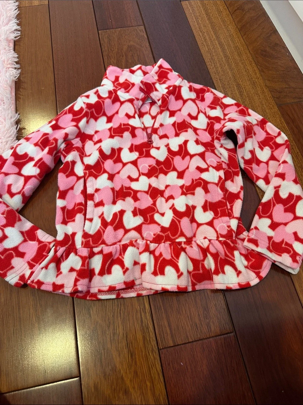 Girls fleece sweatshirt